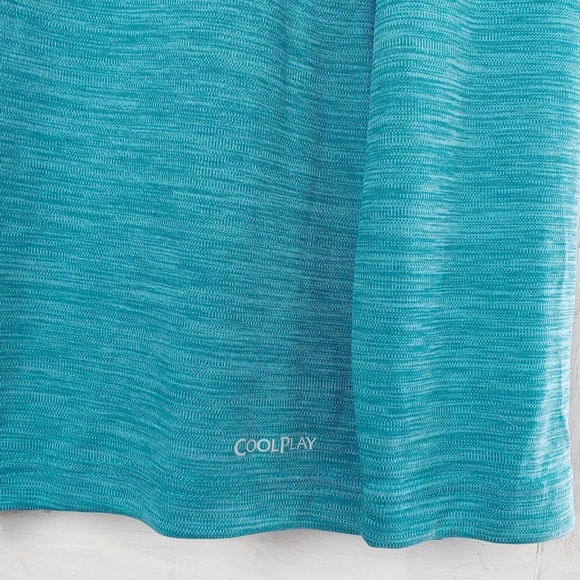 SB TECH COOLPLAY MENS S RUNNING LONG SLV BLUE TOP - Picture 3 of 4